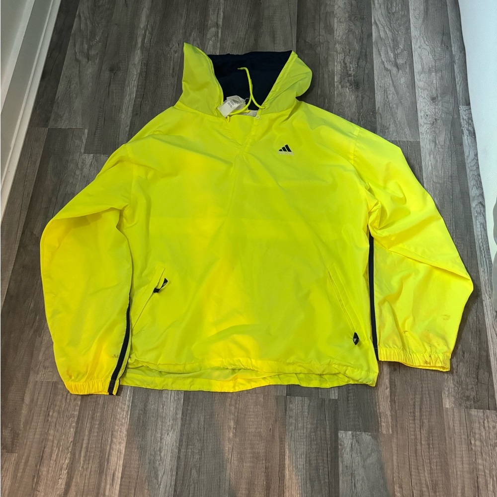 adidas Neon Yellow Raincoat